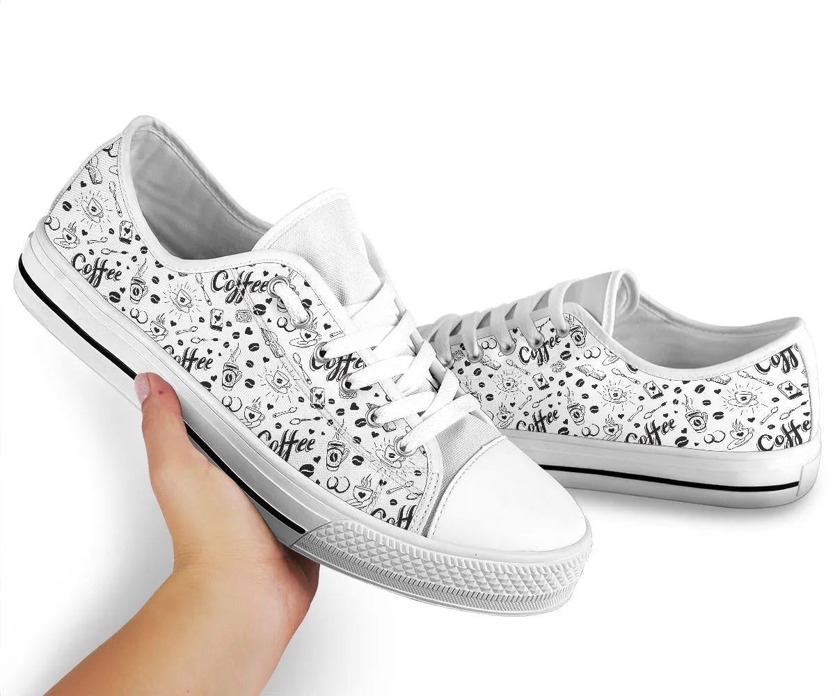 Coffee Club Kicks Women's Low Top Sneakers
