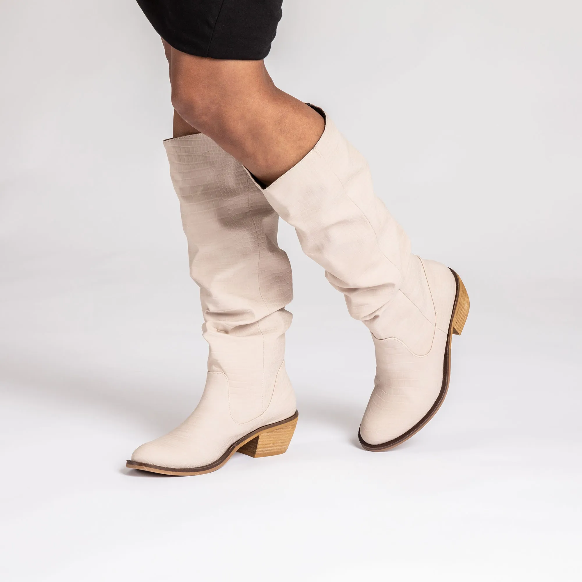 Corkys Shook Beige Tall Boots
