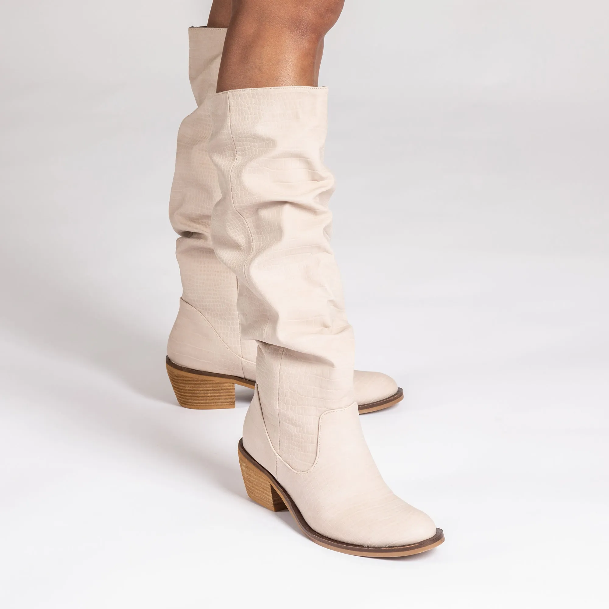 Corkys Shook Beige Tall Boots