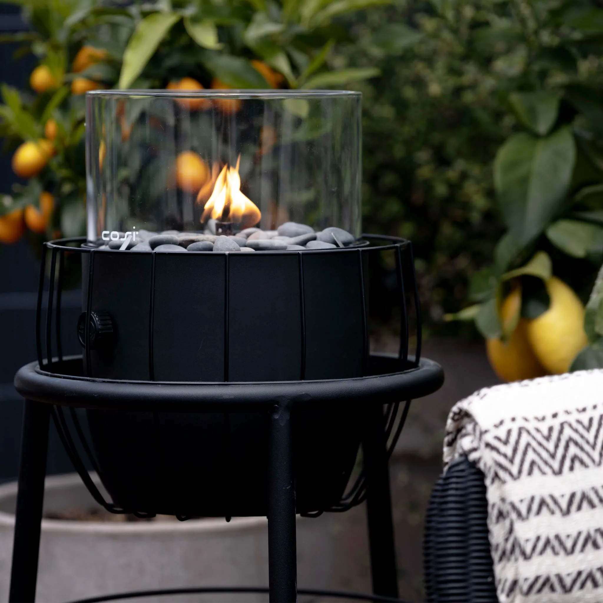 Cosiscoop Basket High Black Lantern