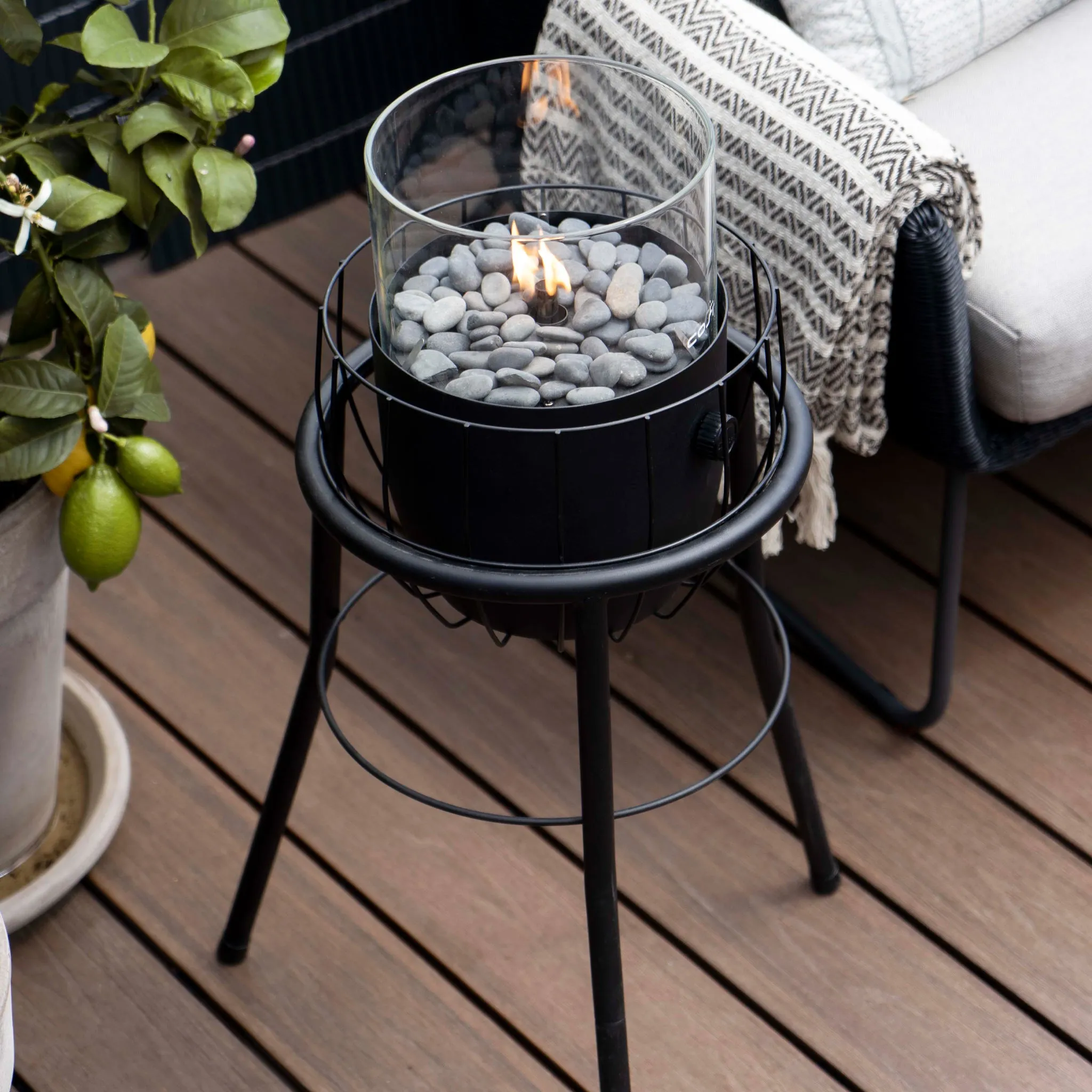 Cosiscoop Basket High Black Lantern