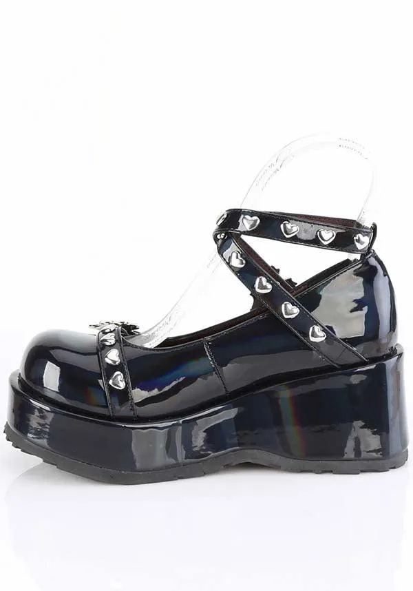 CUBBY-25 [Black Holo Patent] | FLATS [PREORDER]*