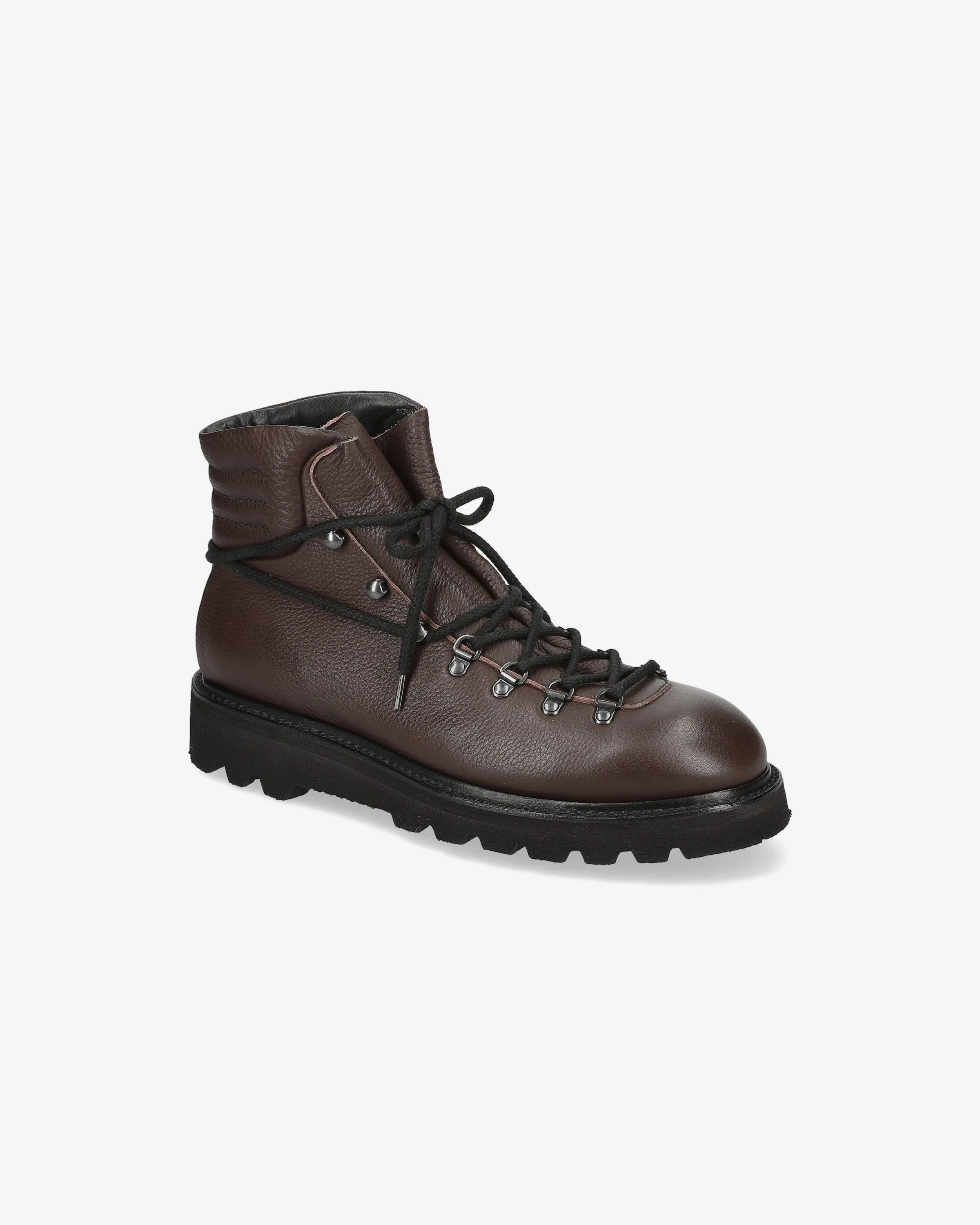 Dark brown nodik leather boots