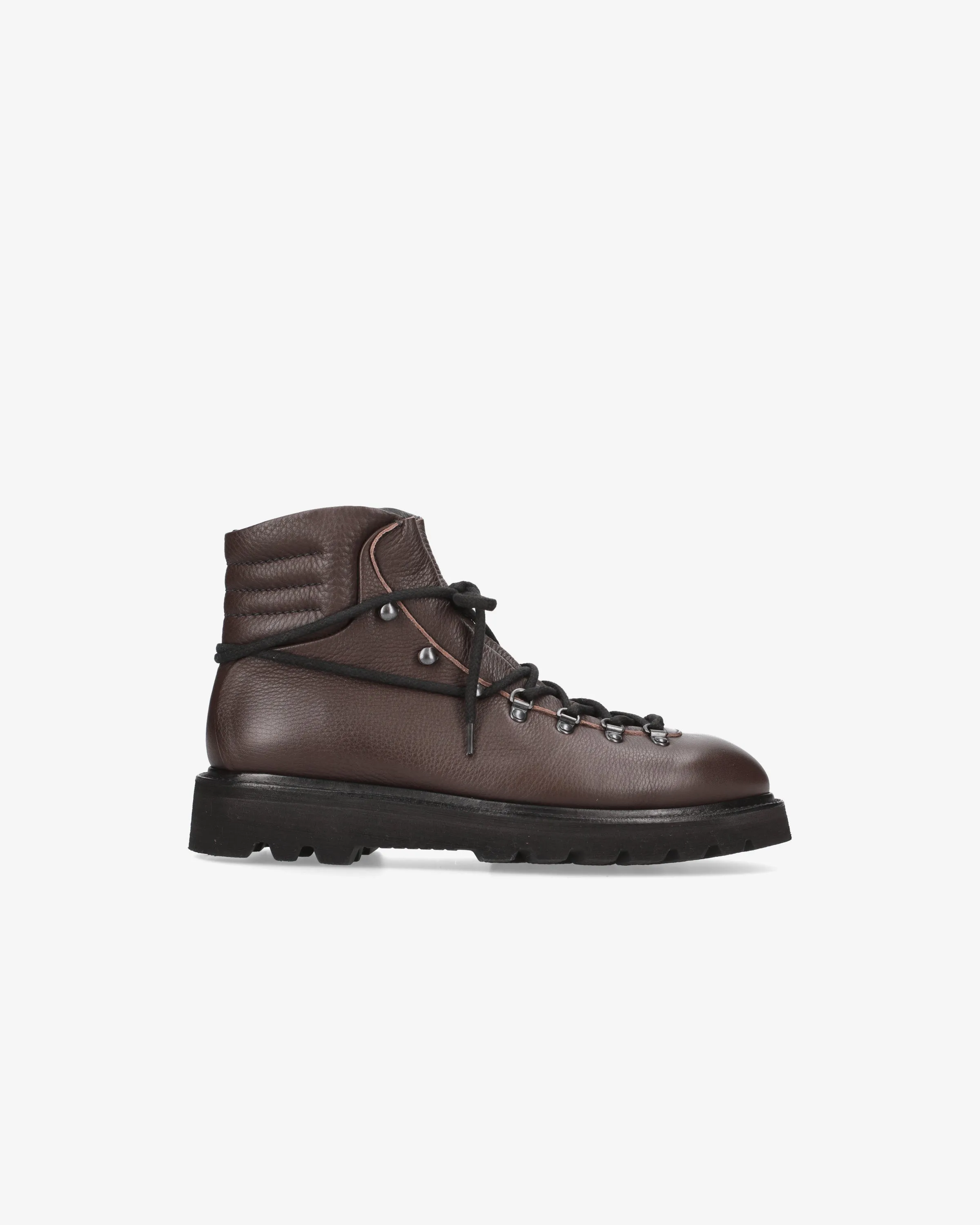 Dark brown nodik leather boots