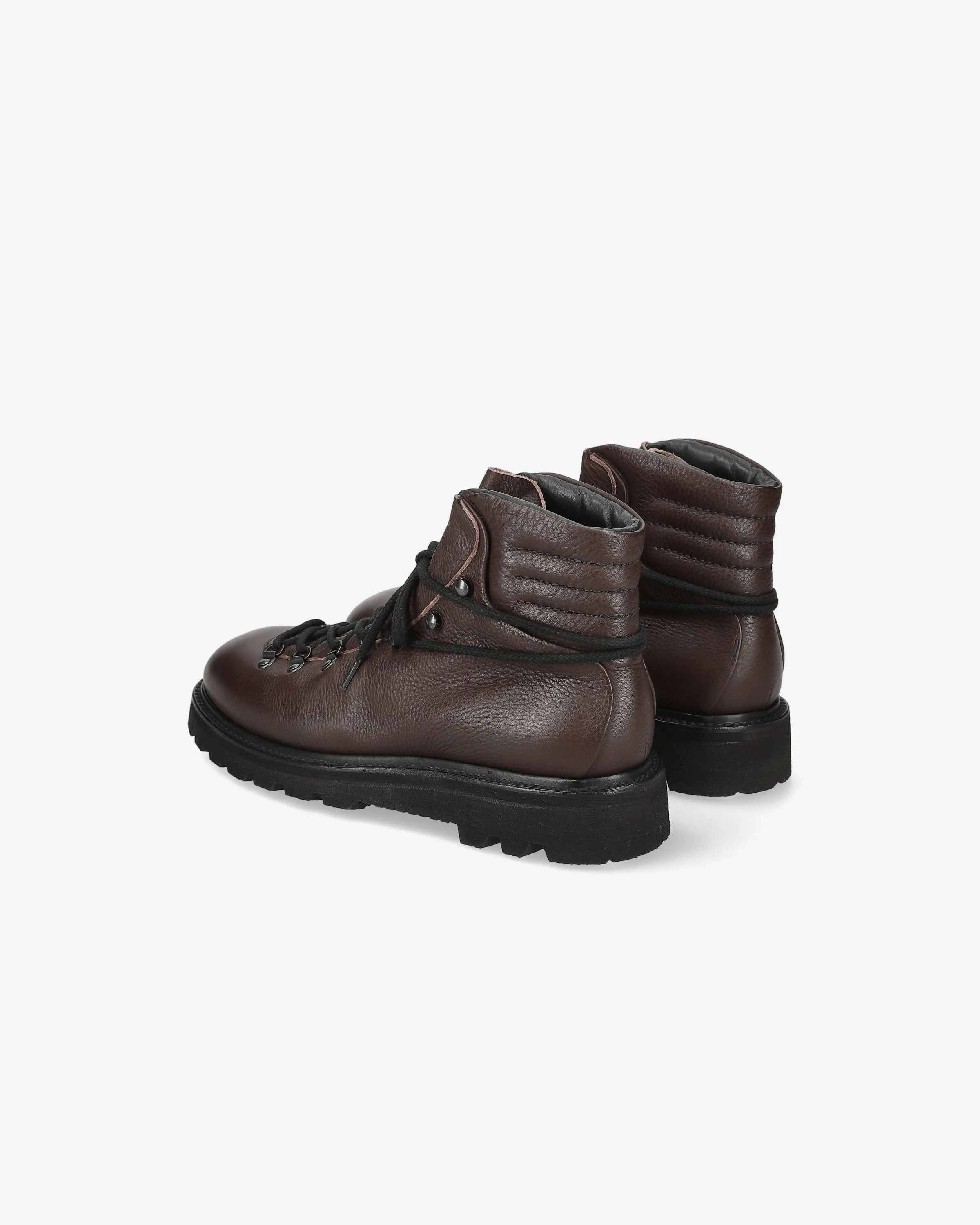 Dark brown nodik leather boots