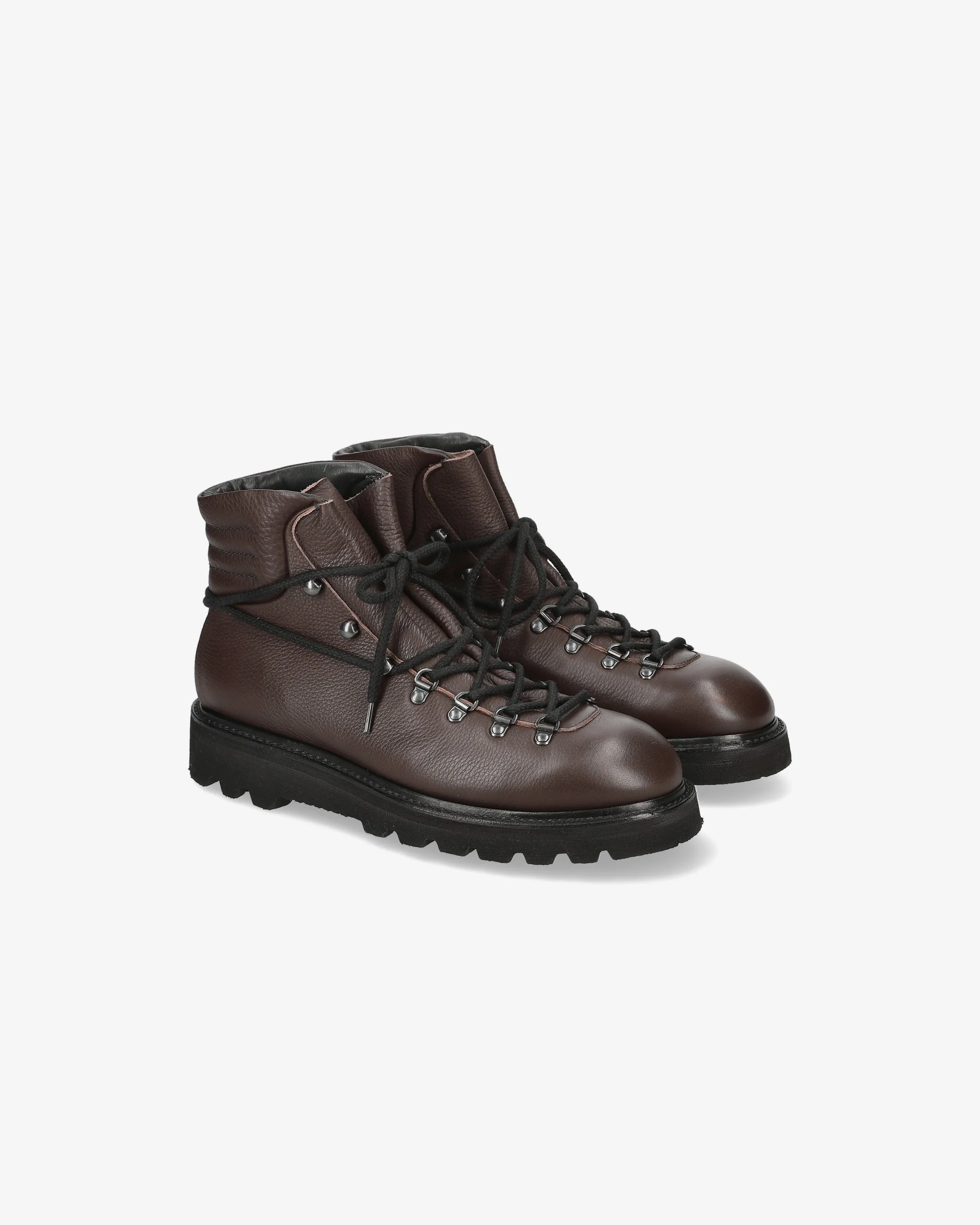Dark brown nodik leather boots