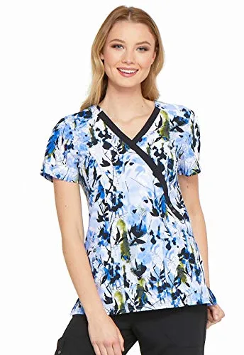 Dickies DK714 Mock Wrap Scrub Top