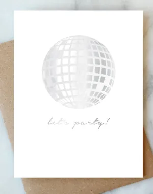 Disco Ball Birthday Greeting Card