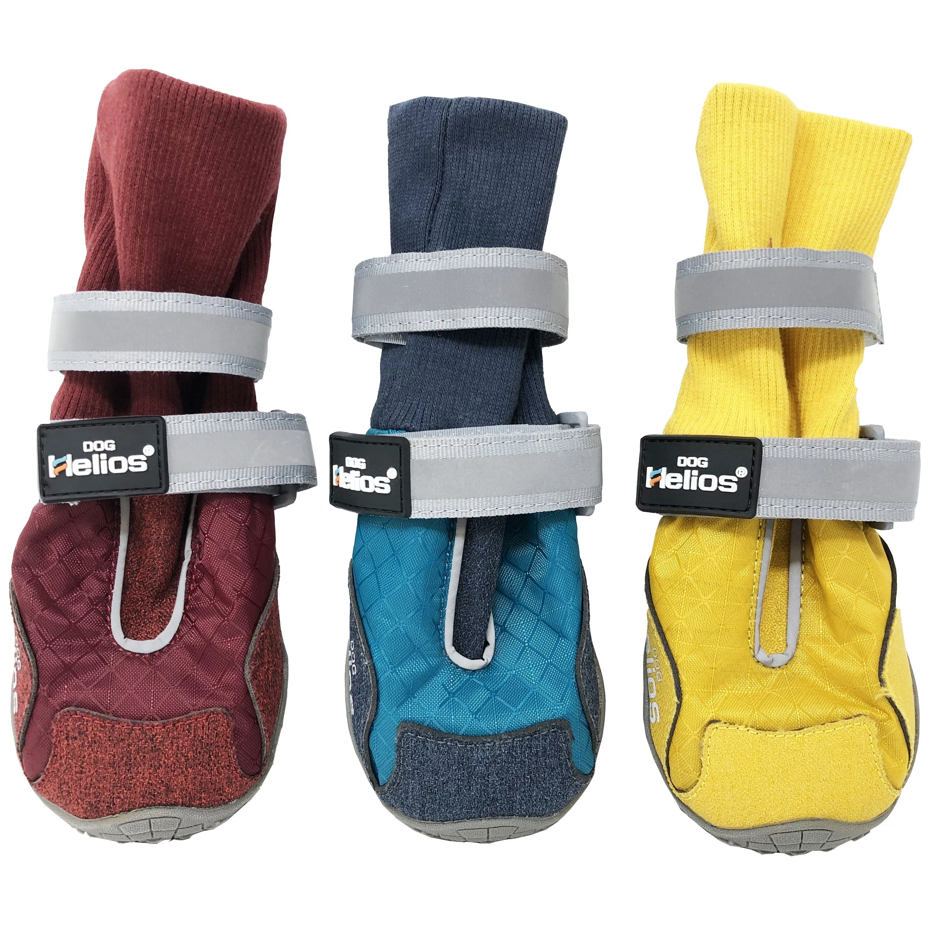 Dog Helios 'Traverse' Premium Grip High-Ankle Outdoor Dog Boots - Set Of 4