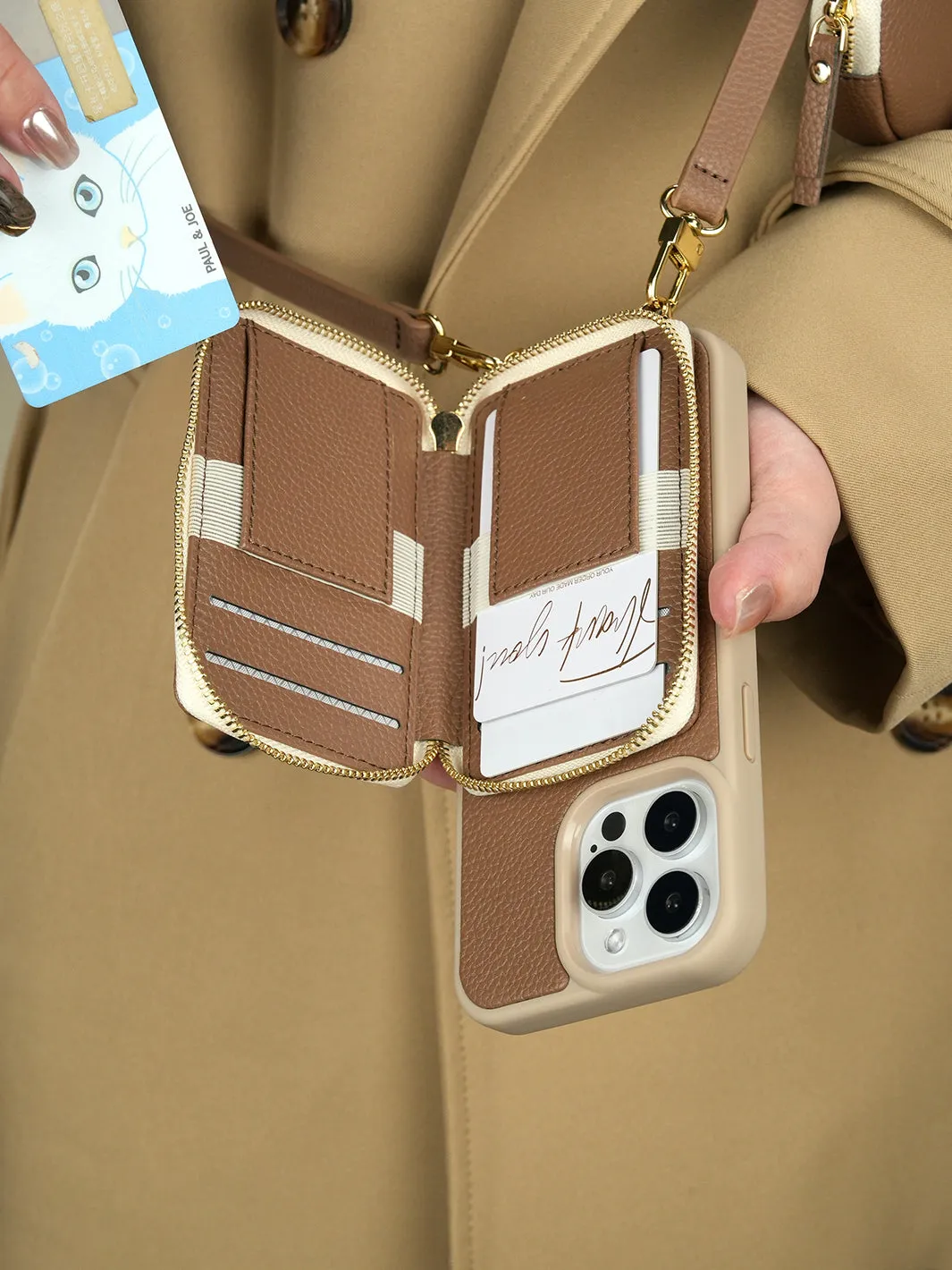 Economical Kit- Wireless Charging Phone Case Round Pouch Set
