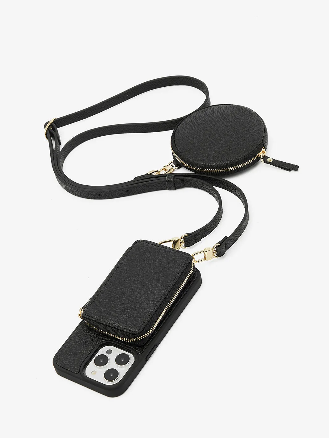 Economical Kit- Wireless Charging Phone Case Round Pouch Set