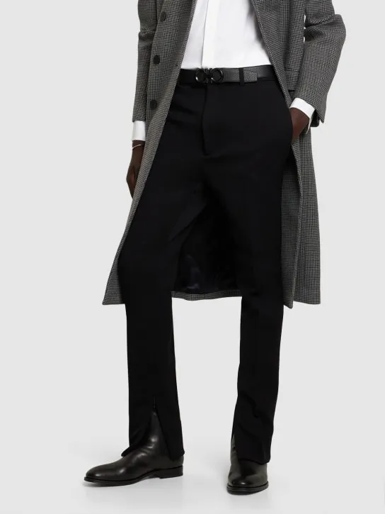 Ferragamo   Falco leather boots 