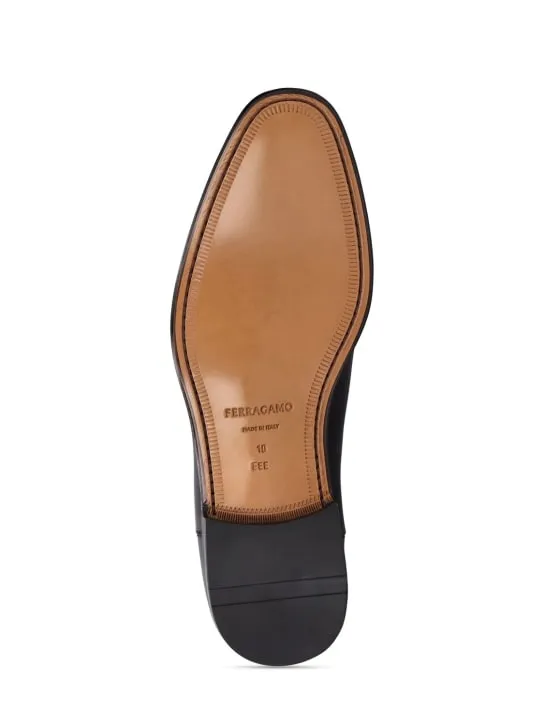 Ferragamo   Falco leather boots 
