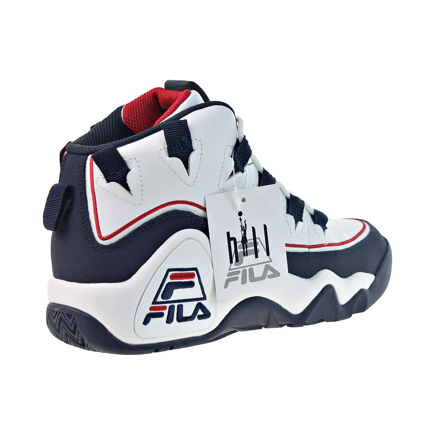 Fila Grant Hill 1 Offset Men's Shoes White-Navy-Red