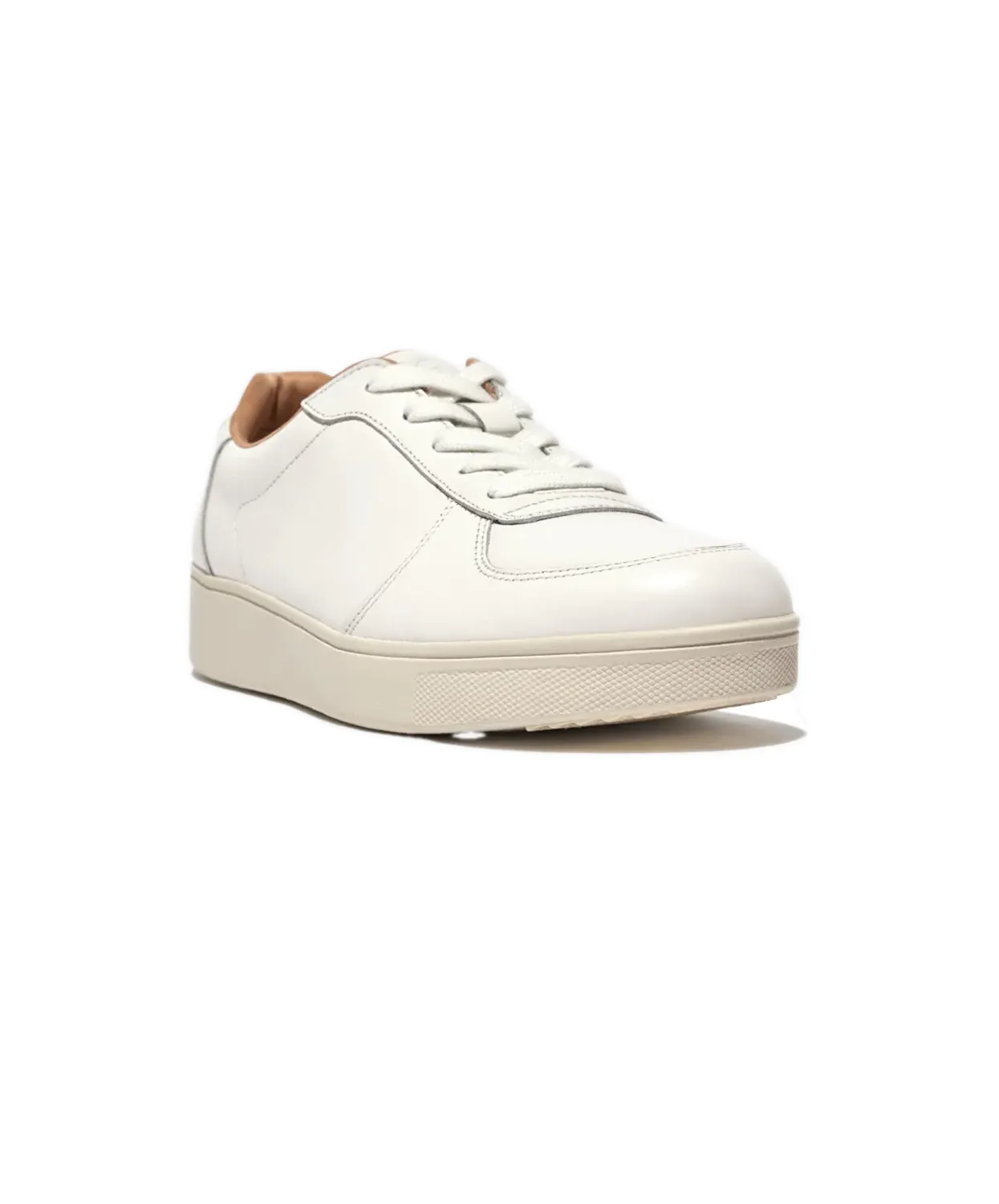 FitFlop Rally Leather Panel Sneakers White