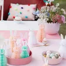 Honeycomb Spring Bunnies (x 8)