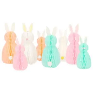 Honeycomb Spring Bunnies (x 8)
