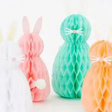 Honeycomb Spring Bunnies (x 8)