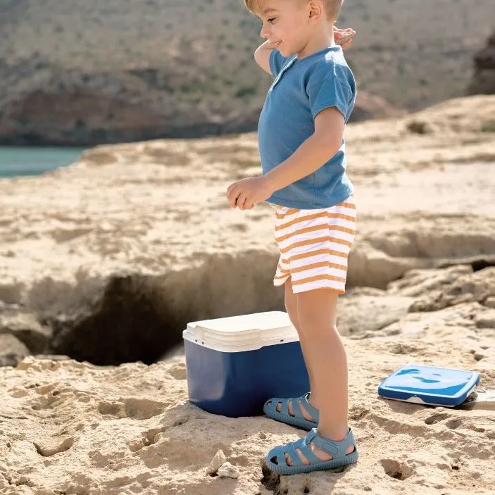 Igor Boy's Ocean Blue Nico Jelly Sandals