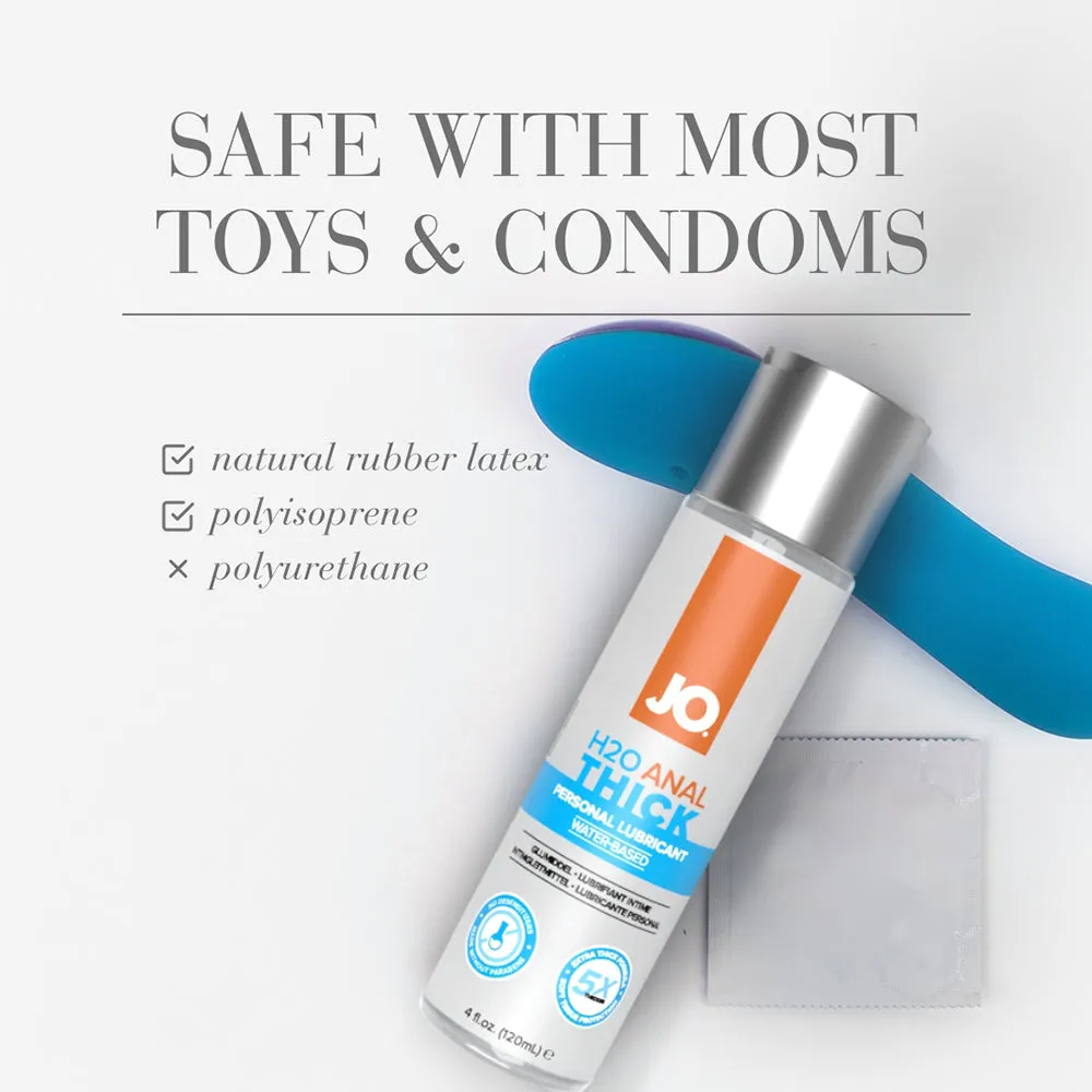 JO H2O Anal Thick Water-Based Lubricant 4 oz.