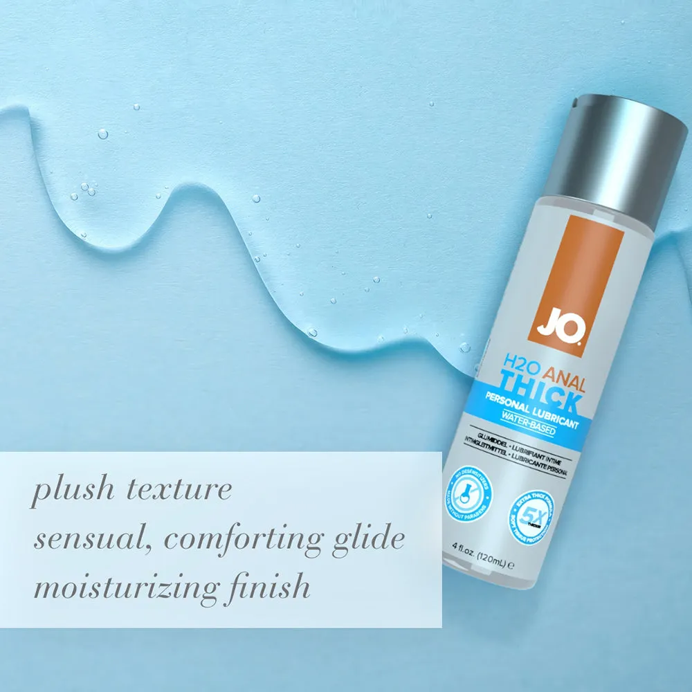 JO H2O Anal Thick Water-Based Lubricant 4 oz.