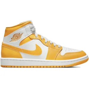 Jordan 1 Mid -White University Gold (W)