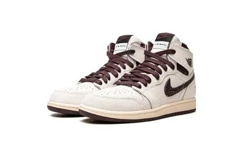 Jordan 1 Retro High OG SP A Ma Maniere Size 3Y Preschool DO7099-100 Sail/Burgundy