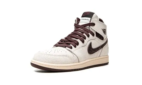 Jordan 1 Retro High OG SP A Ma Maniere Size 3Y Preschool DO7099-100 Sail/Burgundy