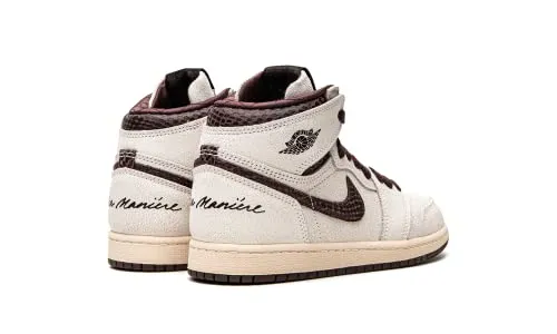 Jordan 1 Retro High OG SP A Ma Maniere Size 3Y Preschool DO7099-100 Sail/Burgundy