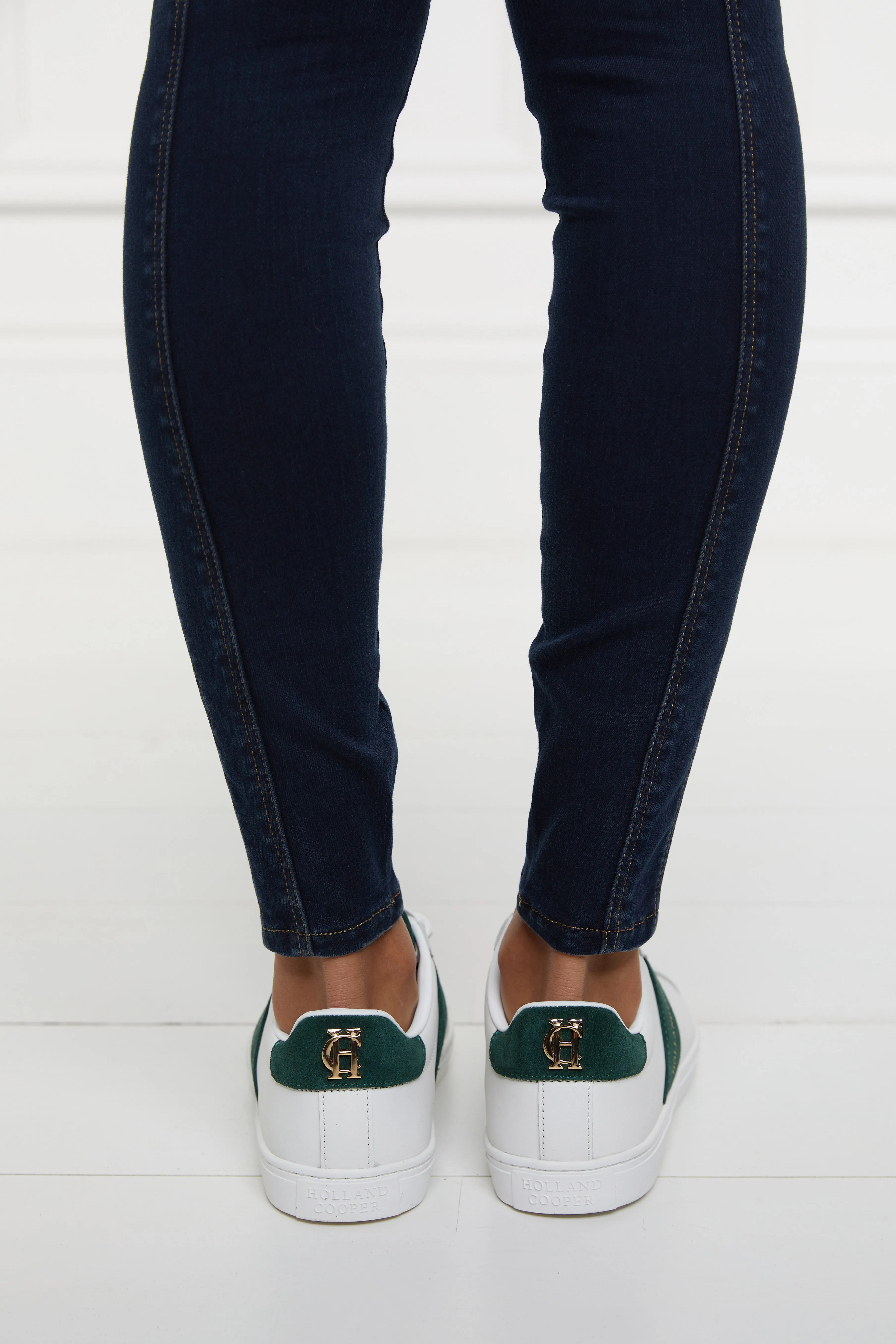 Knightsbridge Court Trainer (White Racing Green)