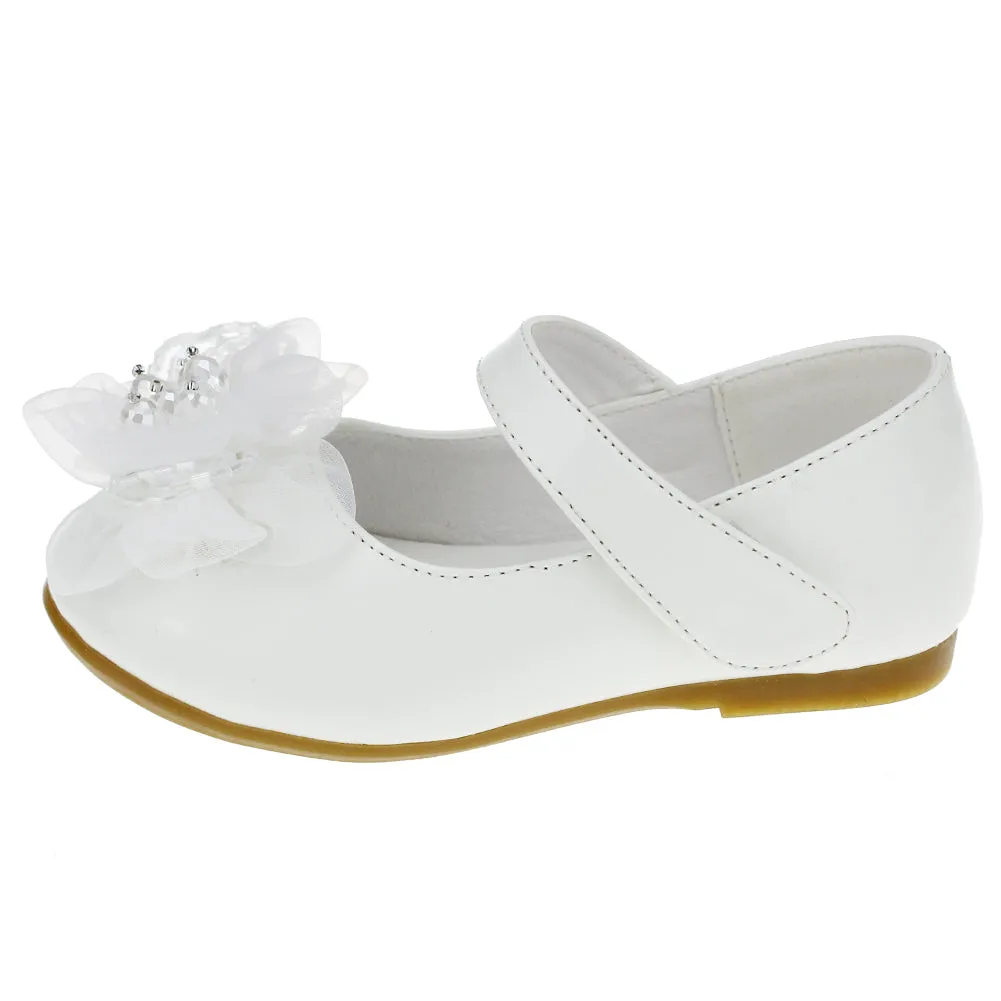 Little Girl's PU Dress Flats Flower Party Mary Jane shoes