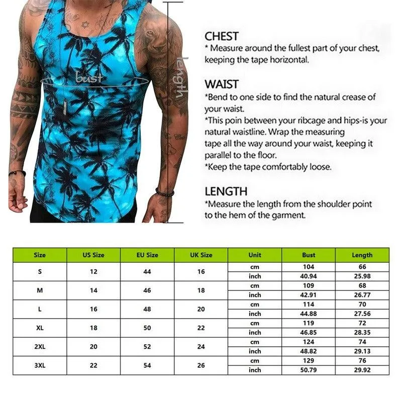 Men's  Graphics Summer Tank Top