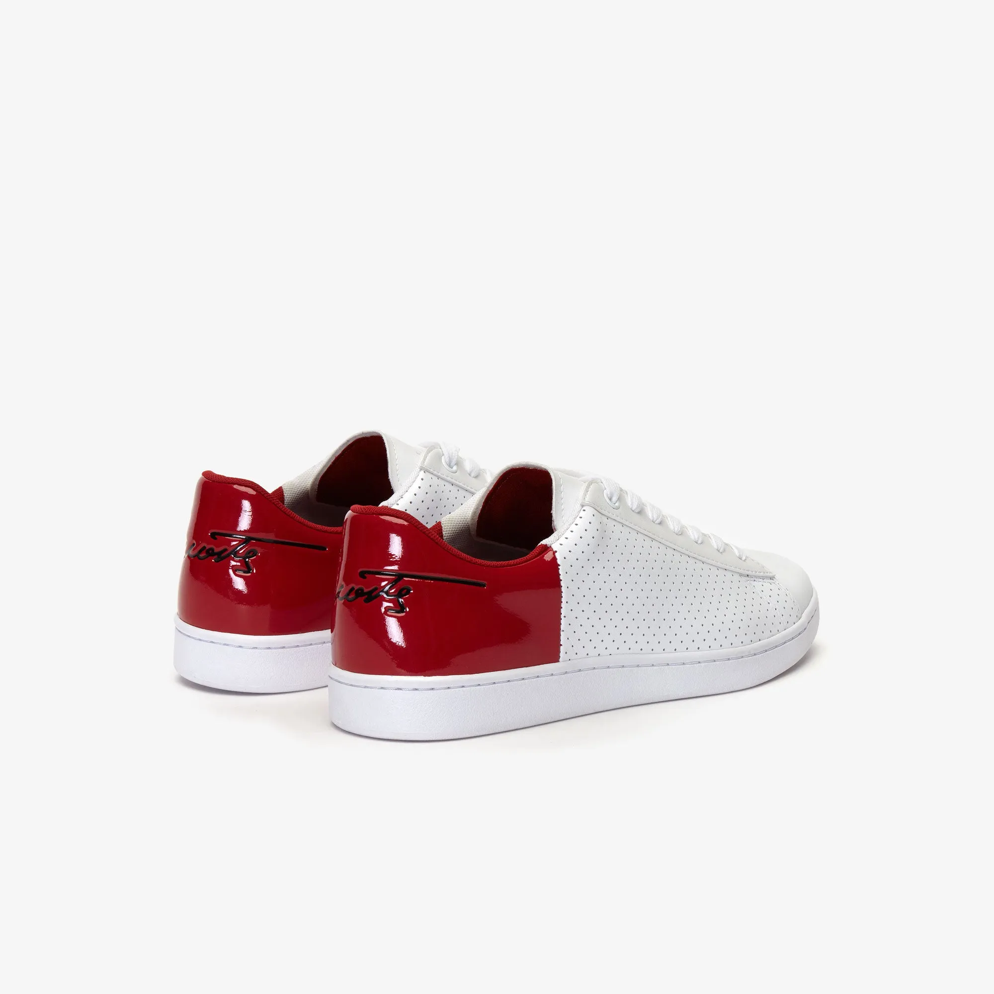 Men's Lacoste Carnaby Sneakers White Red