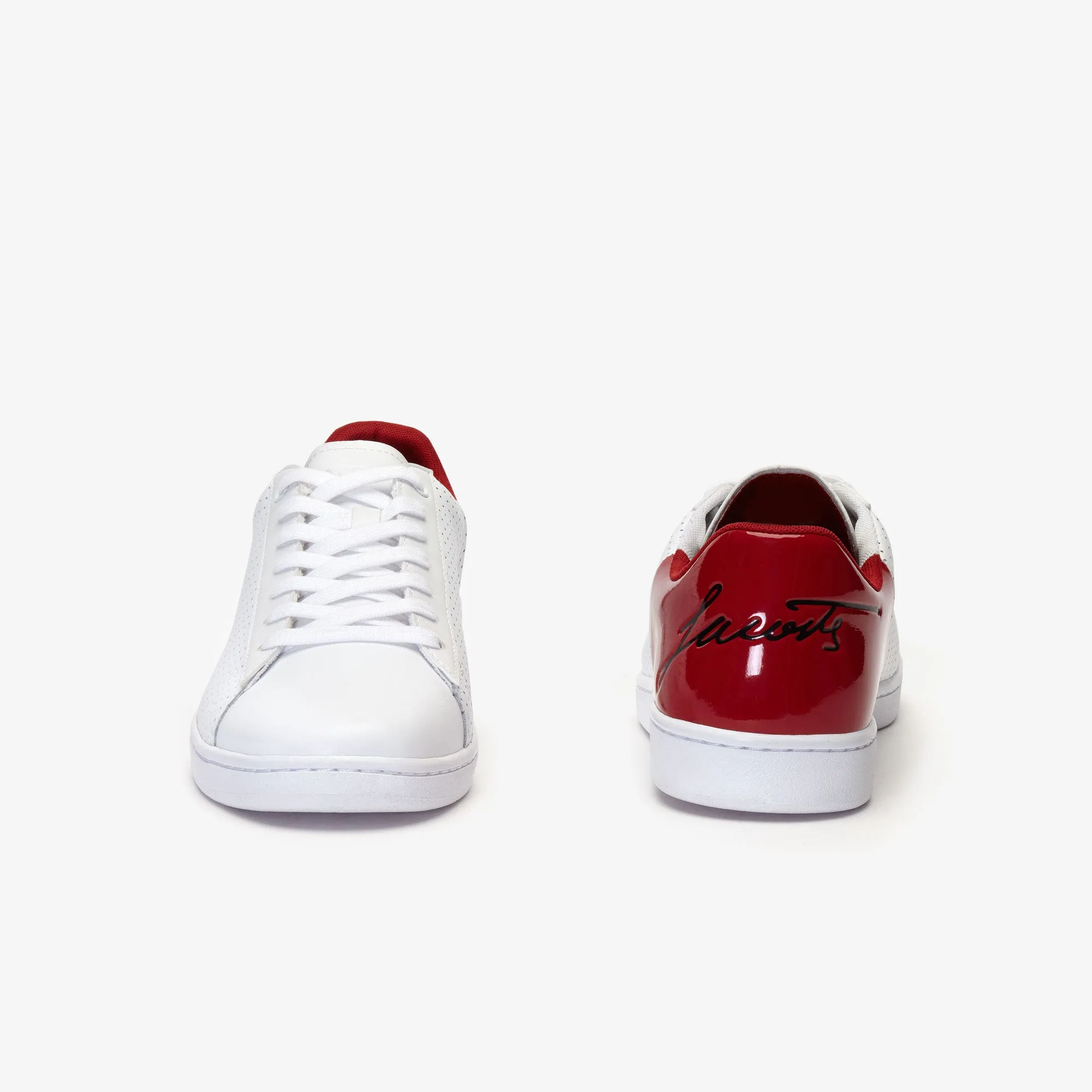 Men's Lacoste Carnaby Sneakers White Red