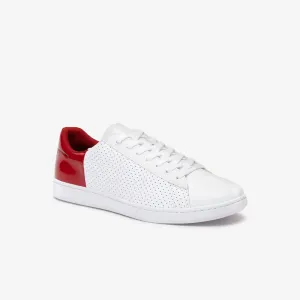 Men's Lacoste Carnaby Sneakers White Red