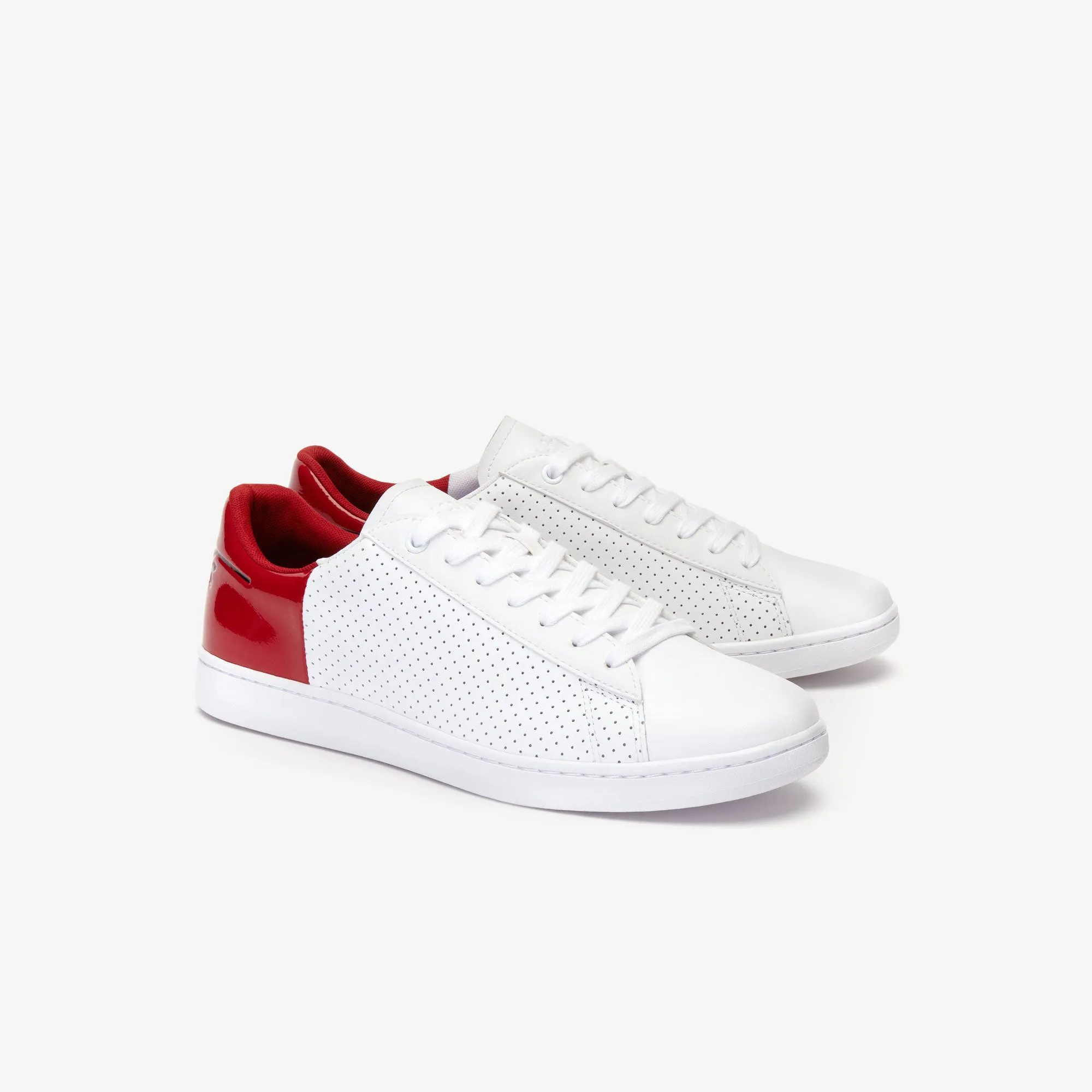 Men's Lacoste Carnaby Sneakers White Red