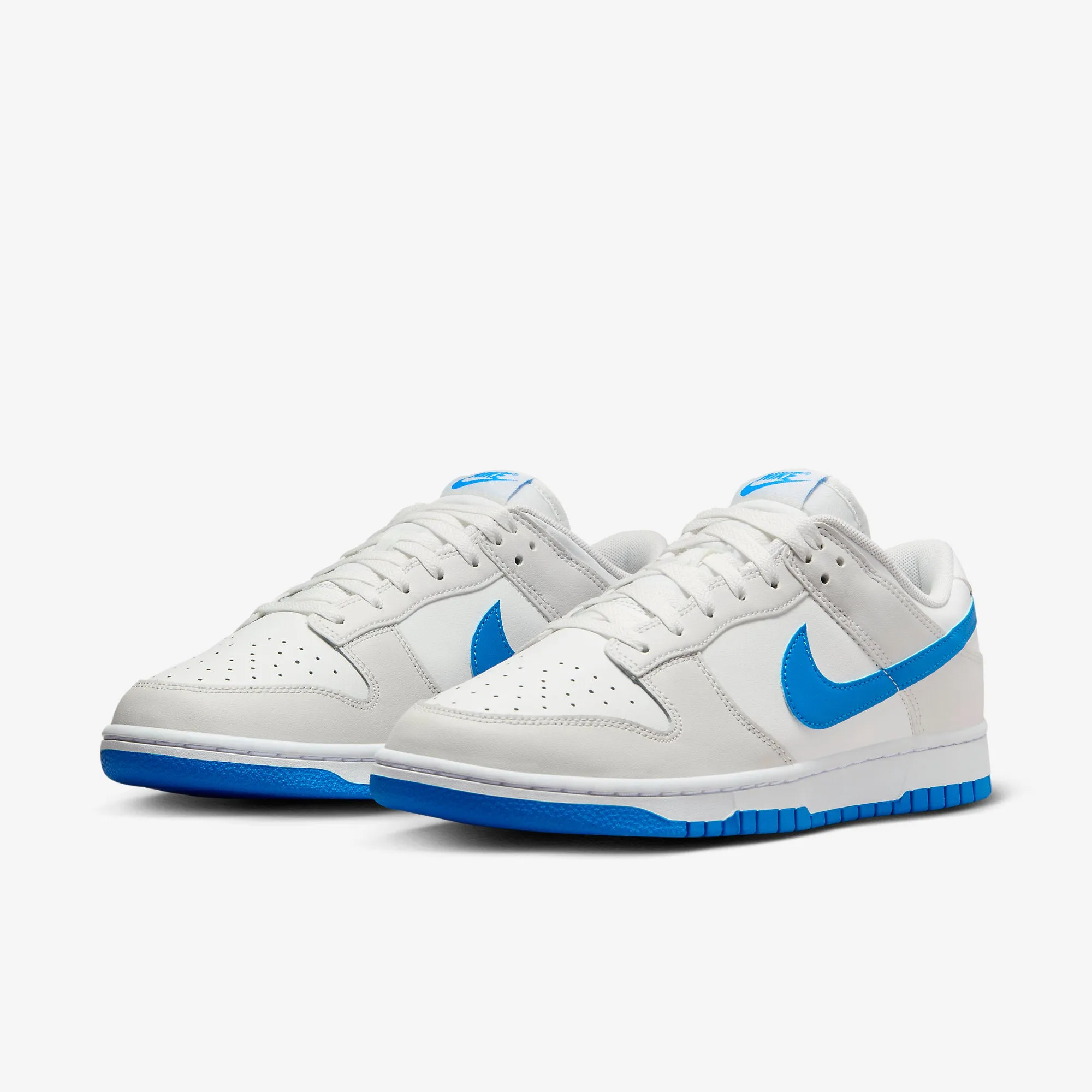 Men's Nike Dunk Low Retro "Photo Blue" (Summit White/Platinum Tint/Photo Blue)(DV0831-108)