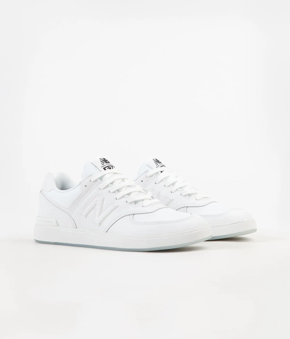 New Balance All Coasts 574 Shoes - White / White