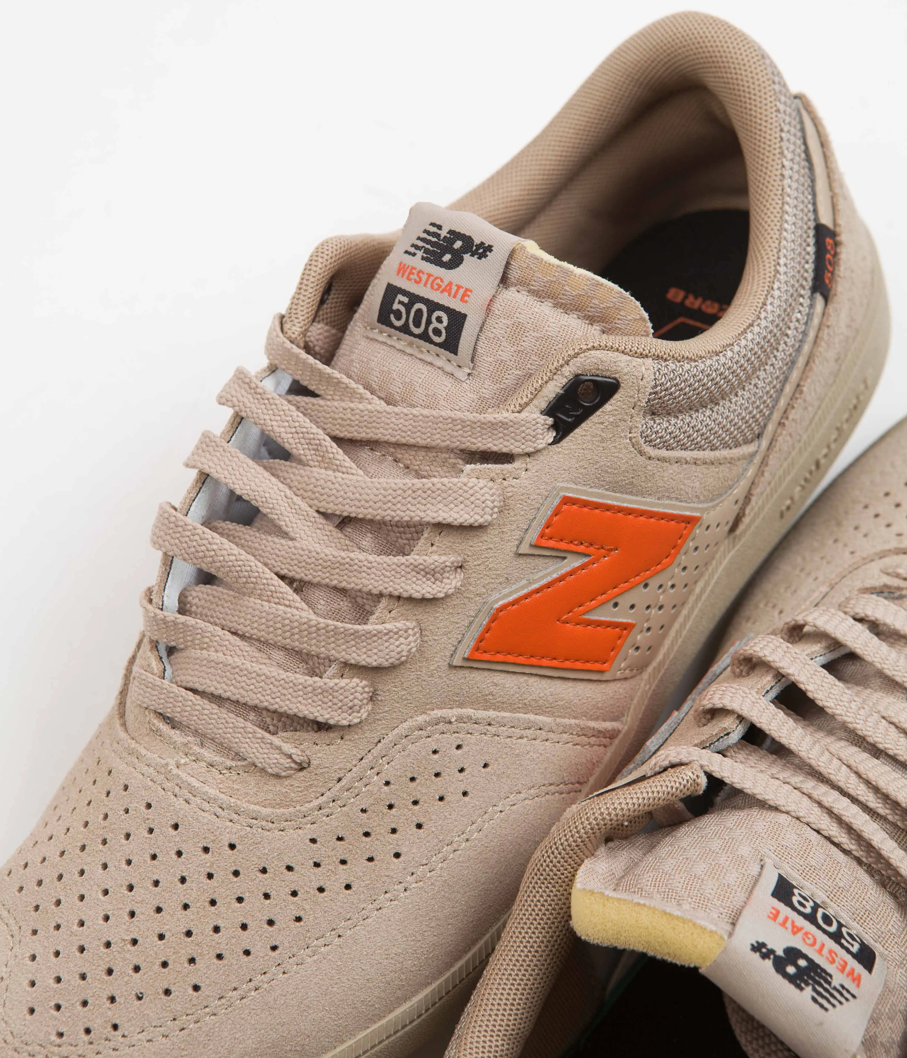 New Balance Numeric 508 Brandon Westgate Shoes - Tan / Orange