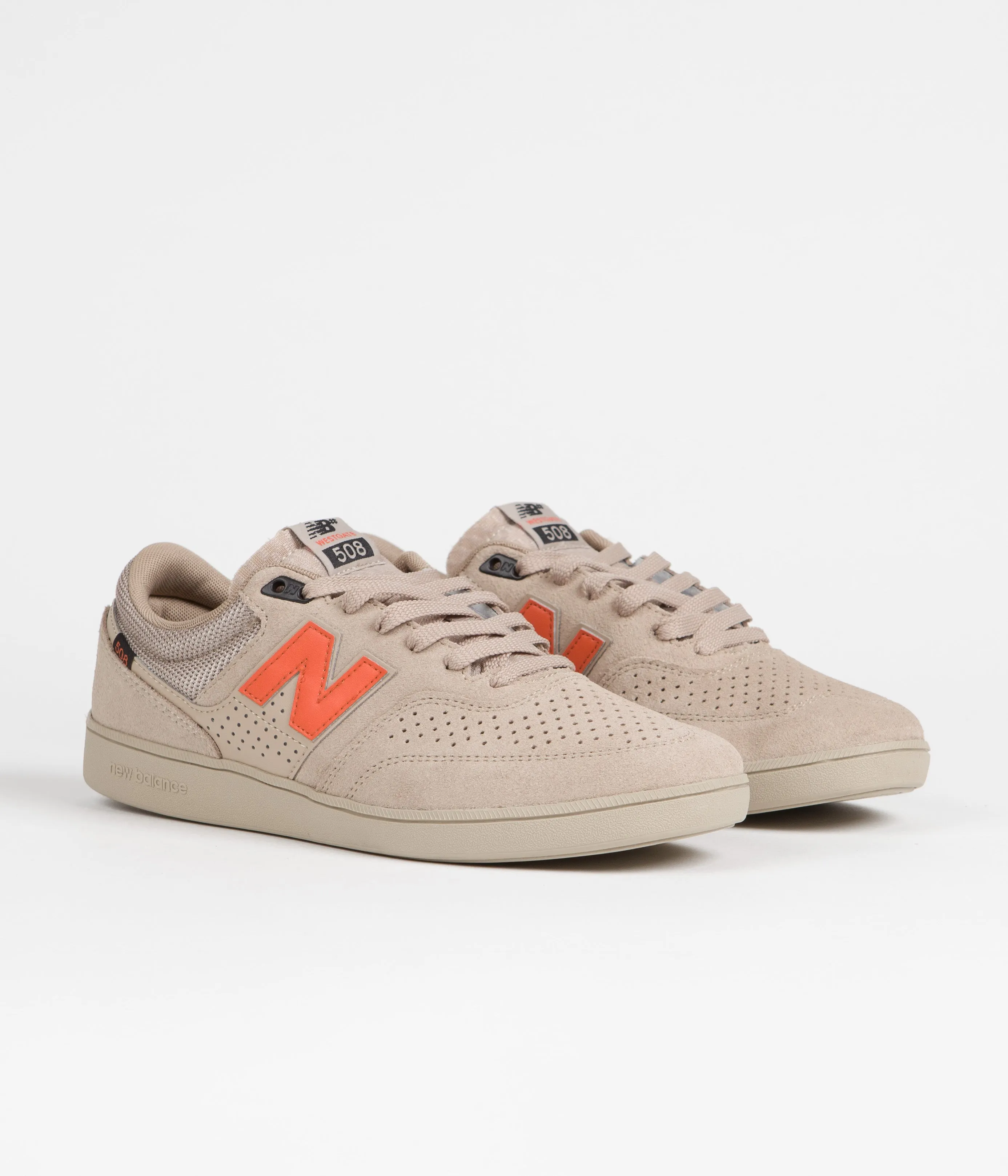 New Balance Numeric 508 Brandon Westgate Shoes - Tan / Orange