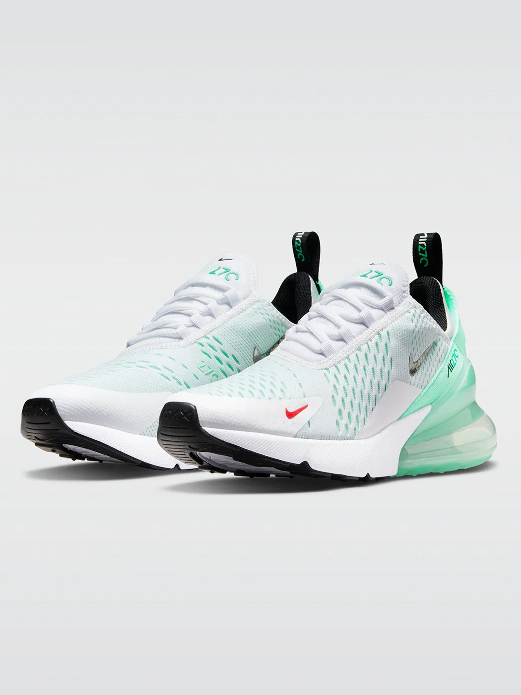 Nike Air Max 270 - White-Metallic Silver-Mint Foam