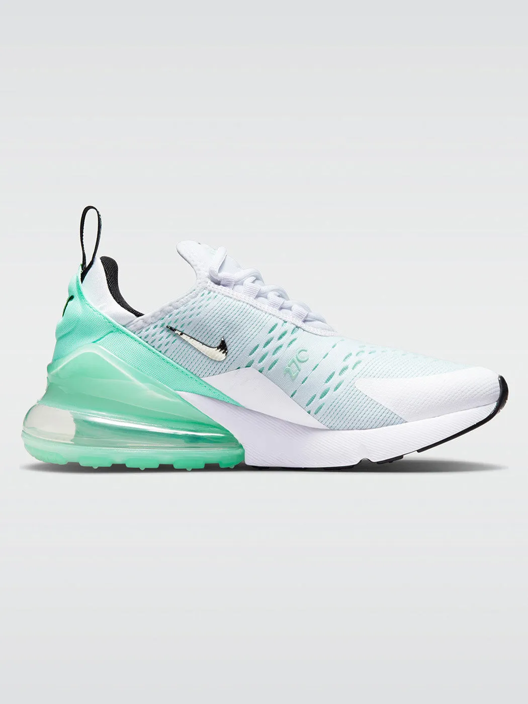 Nike Air Max 270 - White-Metallic Silver-Mint Foam