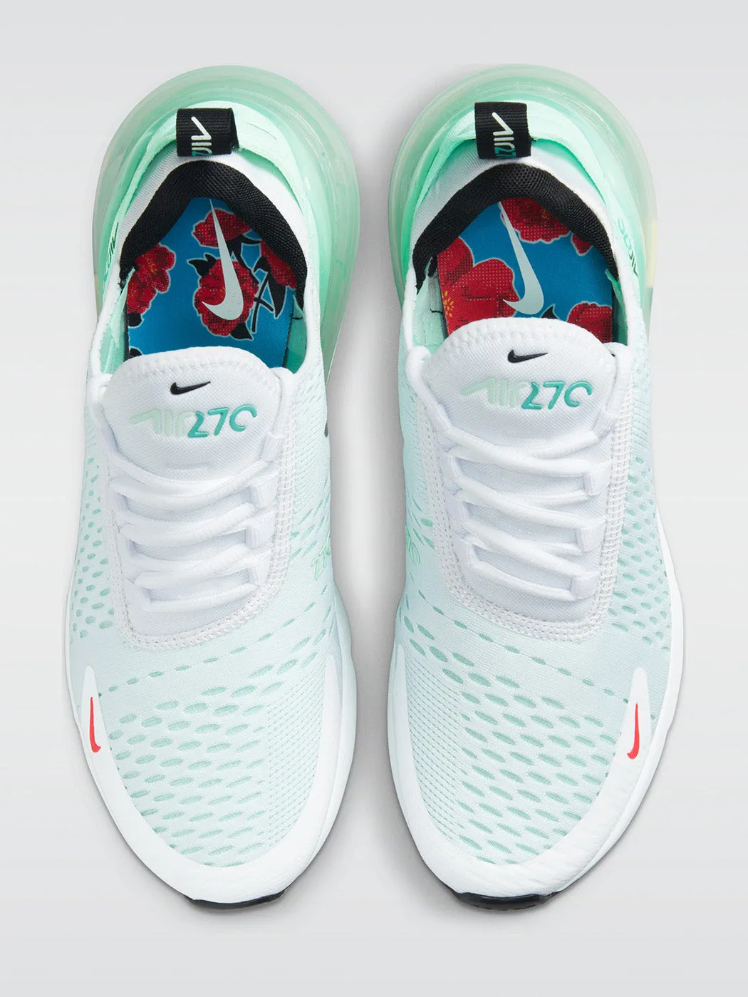Nike Air Max 270 - White-Metallic Silver-Mint Foam