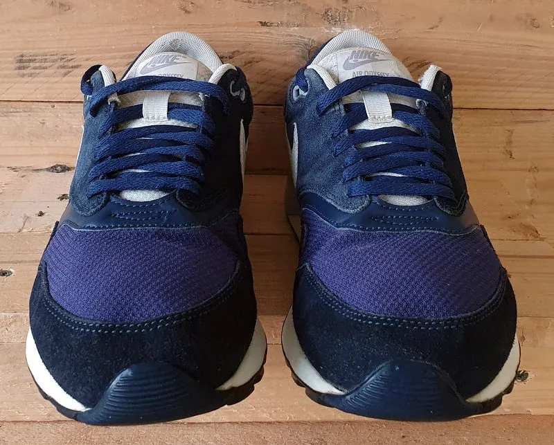 Nike Air Odyssey Suede/Textile Trainers UK9/US10/EU44 652989-403 Midnight Navy