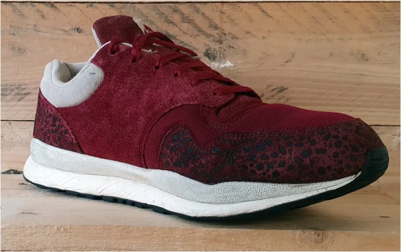 Nike Air Safari Low Suede Trainers UK10/US11/EU45 371740-611 Team Red/Sail Black