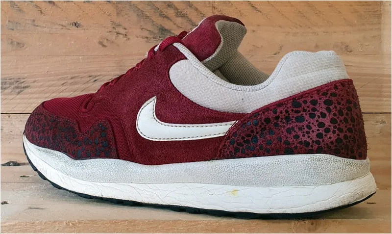 Nike Air Safari Low Suede Trainers UK10/US11/EU45 371740-611 Team Red/Sail Black