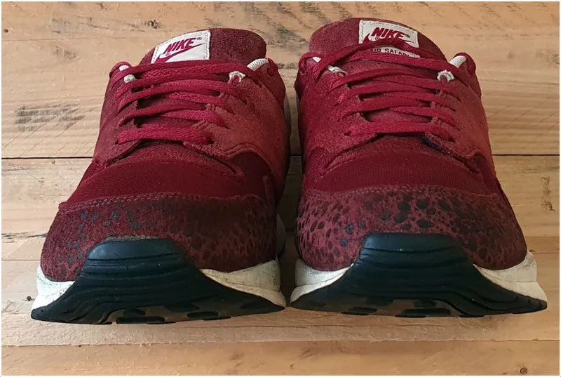 Nike Air Safari Low Suede Trainers UK10/US11/EU45 371740-611 Team Red/Sail Black