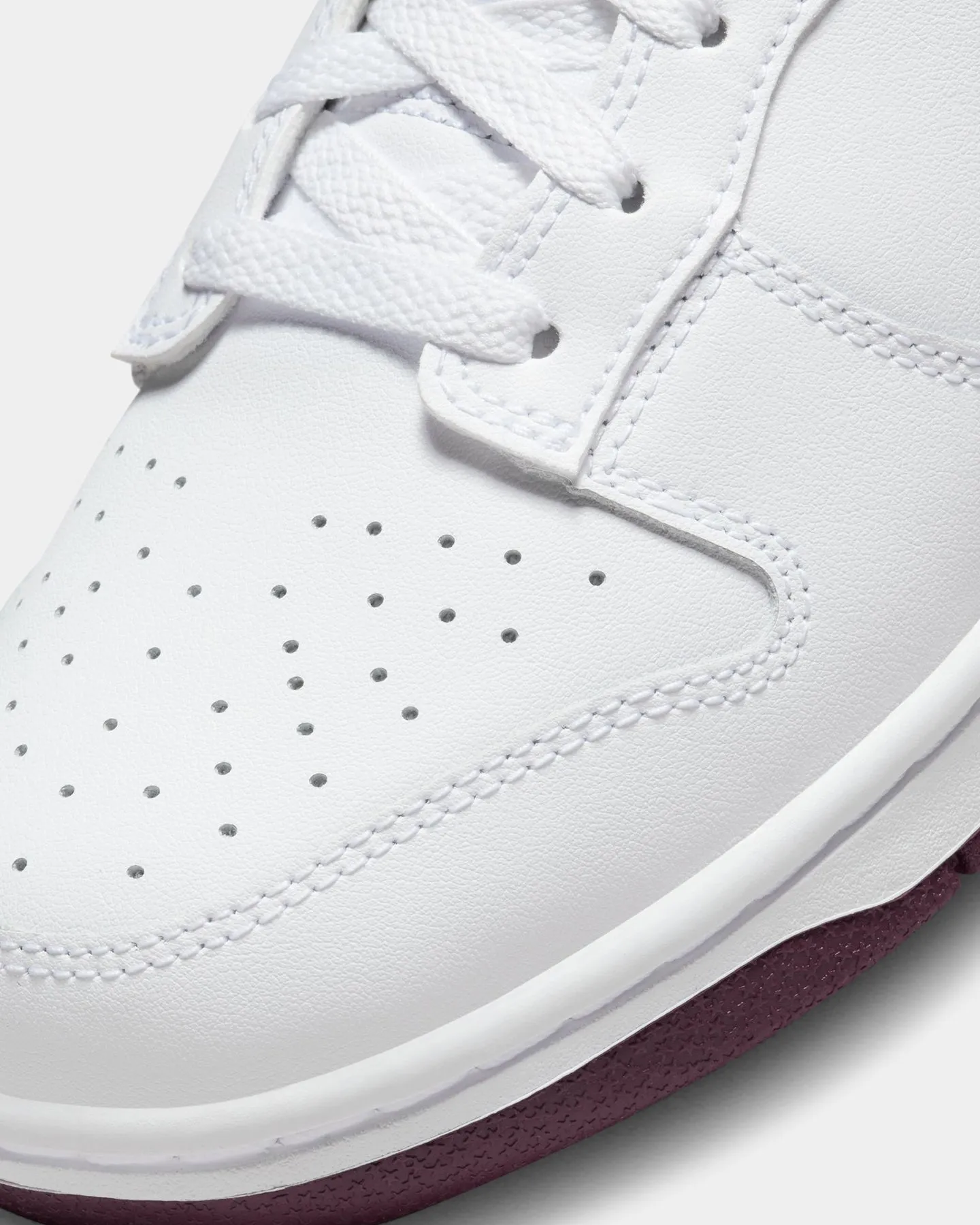 Nike Dunk Low Retro "Night Maroon" White/Night Maroon