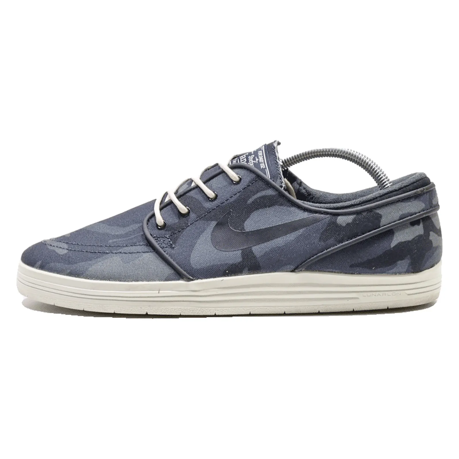 NIKE Nike SB Stefan Janoski Low Top Trainers Blue Canvas Mens UK 9