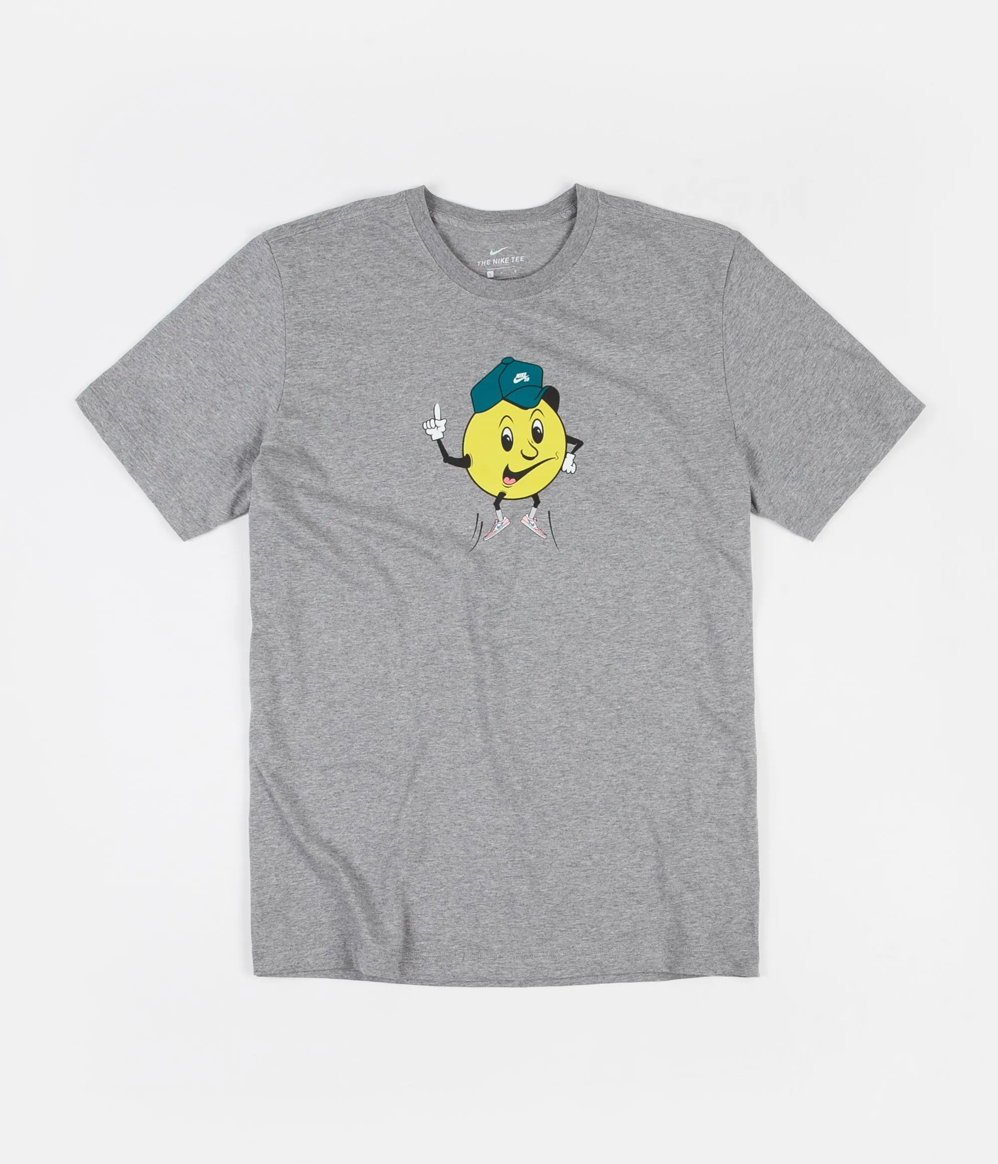 Nike SB Swooshface T-Shirt - Dark Grey Heather